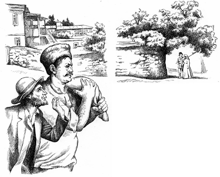  Иллюстрация к произведению И. Шмелёва "Каменный век"