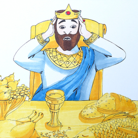 для детского журнала к заметке о царе Мидасе