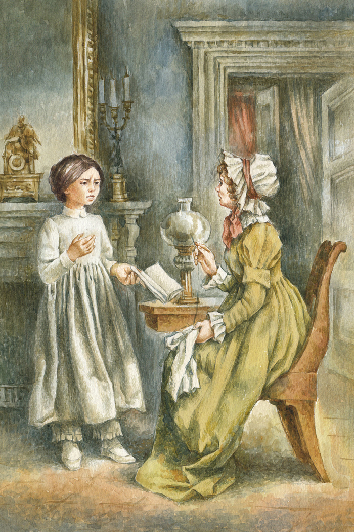 Джейн Эйр. Джейн и миссис Рид.