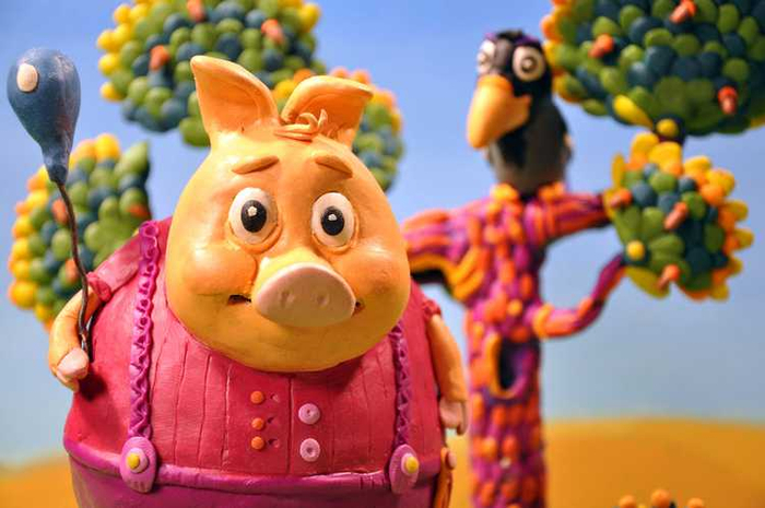 Герои армянских сказок, сделанные из пластилина