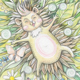 Счастливый ежик