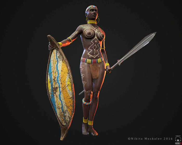 3d модель персонажа 