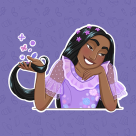 Стикер Изабелла