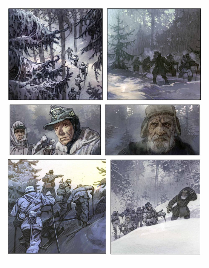 Комикс для декабрьского номера журнала "Военный"