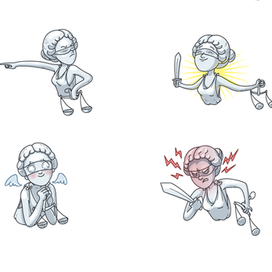 Фемида. Персонаж для  ЛФА академии