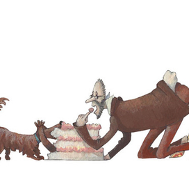 Для книги Н. Нусиновой "Про жирафа Федю", изд-во "КомпасГид"