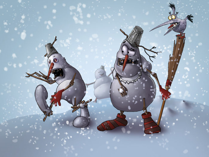 Wicked snowmen