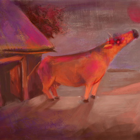 Вечер в деревне