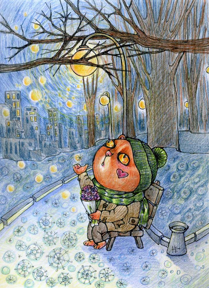 первый снег или синяк любви