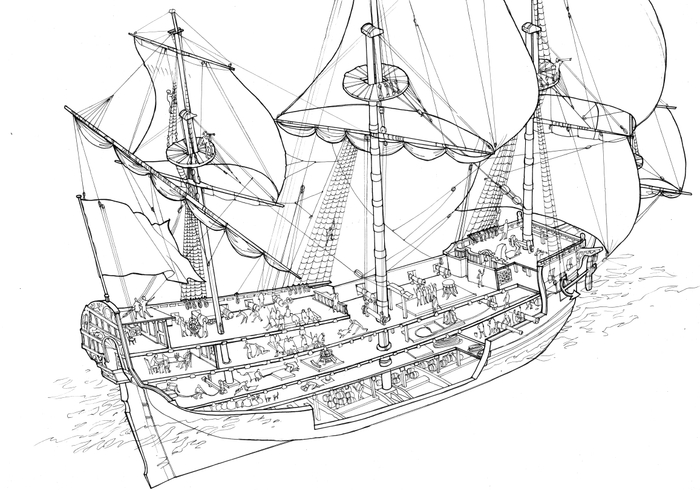 Корабль Полтава