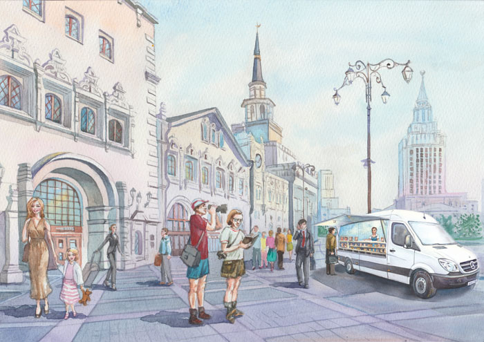 Москва. Казанский вокзал