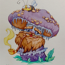 "Дедуля".Серия"Из жизни грибов"