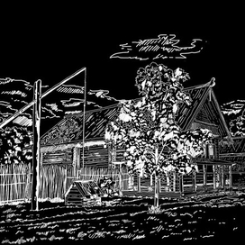 Деревенский набросок (1).