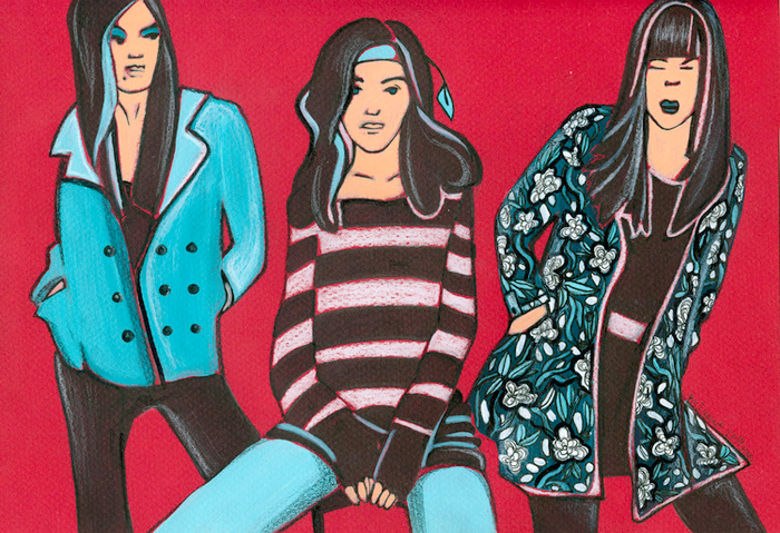 Модные девчонки