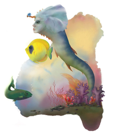 Мой сосед кит. Иллюстрация