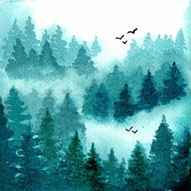 Туманный лес