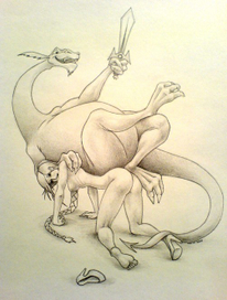 из серии "девушка и дракон" часть 2