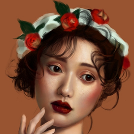 портрет девушки