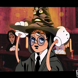 Гарри Поттер и ретро анимация 