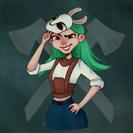 Охотница из "dead by daylight" на заказ