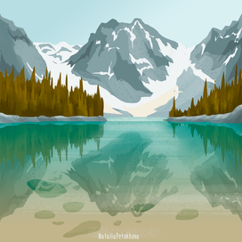 Горное озеро