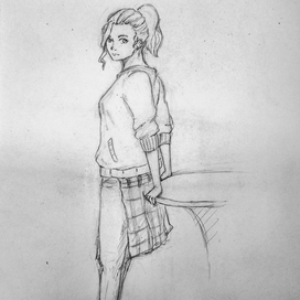 Скетч, дизайн персонажа 