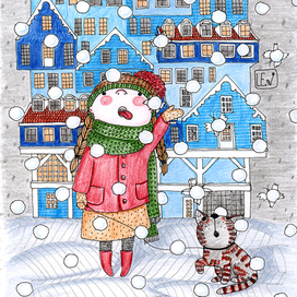 Снежные бабочки