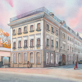 Москва.  Остоженка