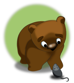 Медвежонок и мышка