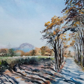 Дорога с Машука.