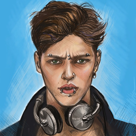 Парень с пирсингом