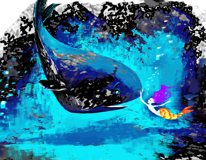 Русалка и кит