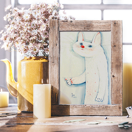 Белый кот - указатель