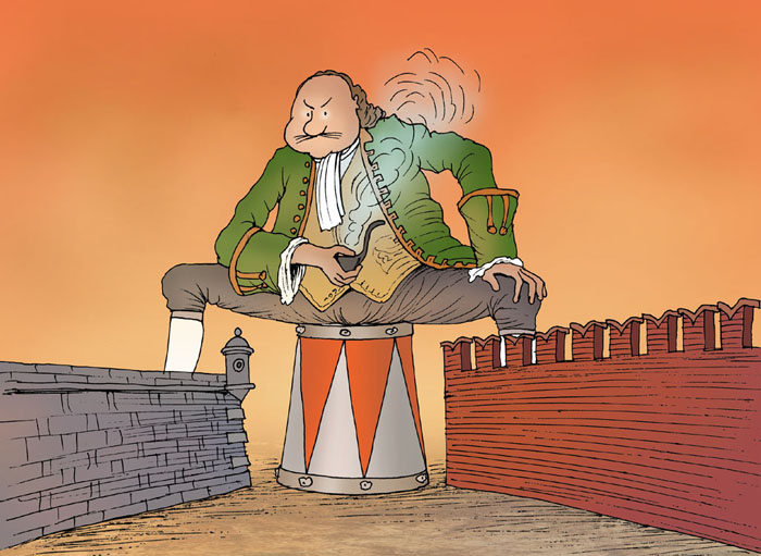 1710 год. Царь Петр переселяется из Москвы в Петербург