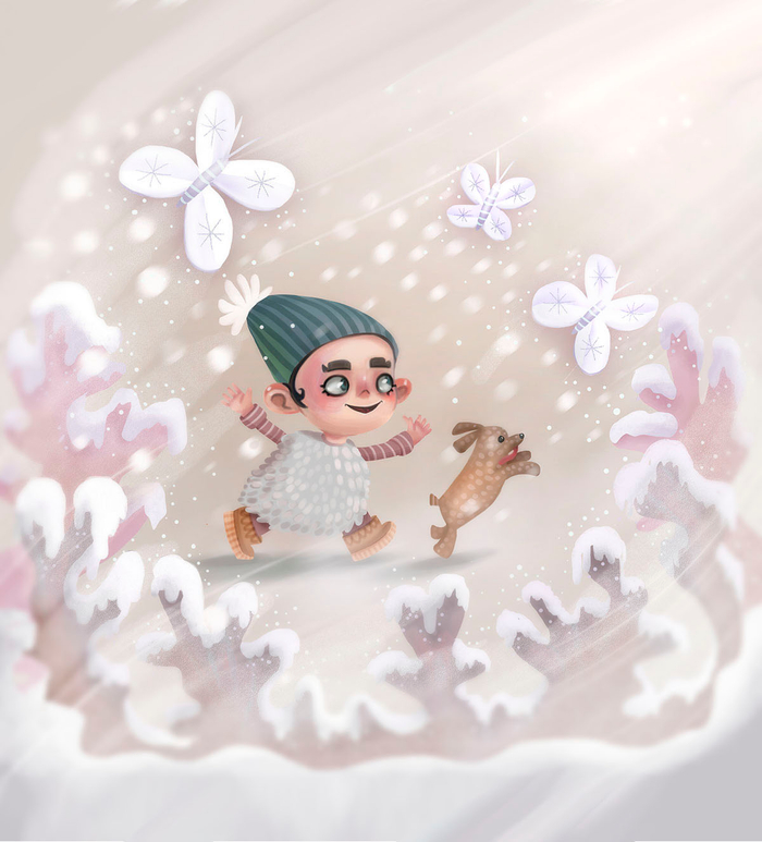 Снежные бабочки