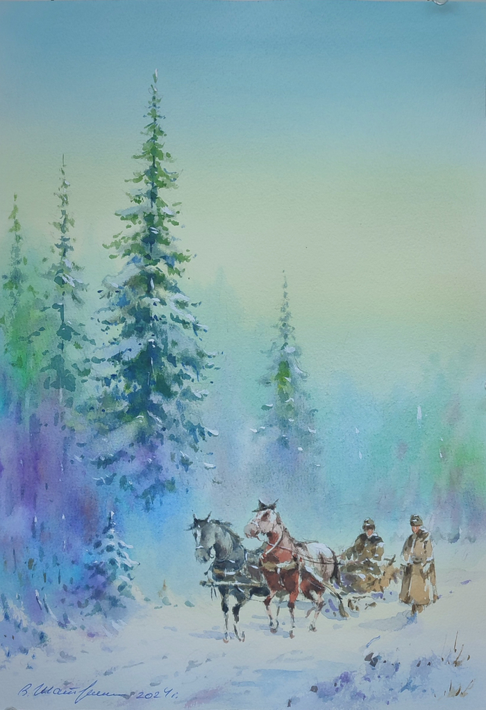 Встреча на опушки леса.