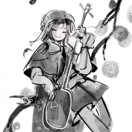 Игра листвы на весеннем ветру