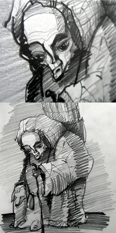 Скетчбук: персонаж для «Долгих дорог»