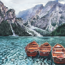 Лодки в лесу