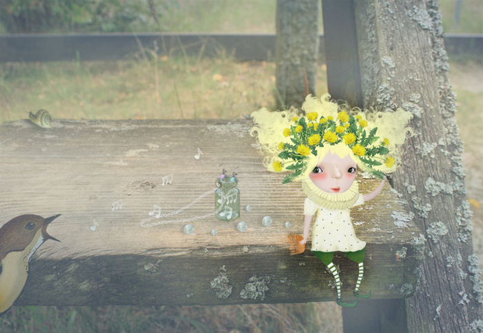 иллюстрация к сказкам Анны Никольской „Сиреневый лес“