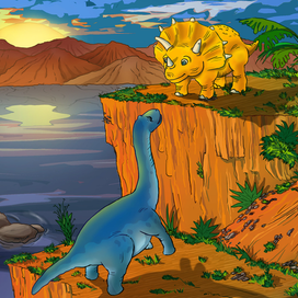 дружба динозавров
