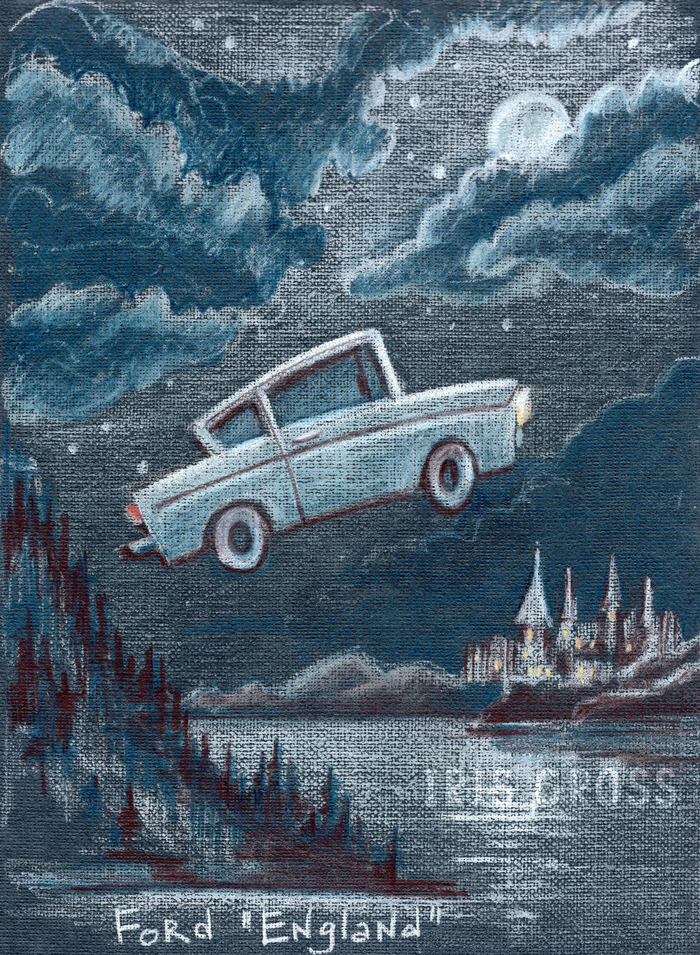 Серия иллюстраций по вселенной Гарри Поттера