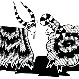 Козел и баран