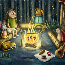 Сашка и Пашка вернулись домой.