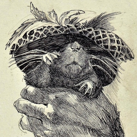 крыса в шляпе 