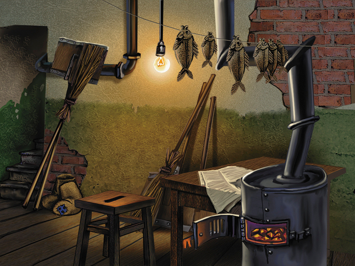 Фон для мультсериала «Вовка»