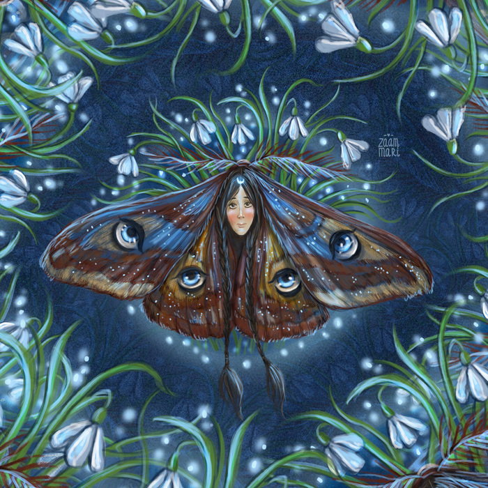 Мотылек Павлиний Глаз - Весна