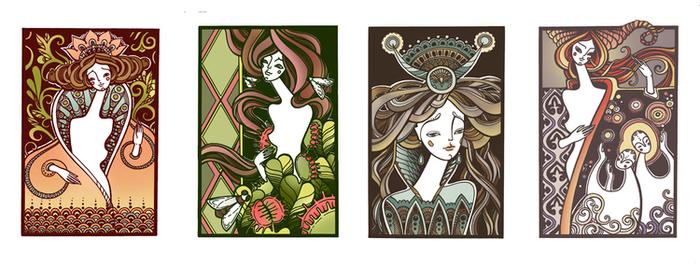 Серия открыток