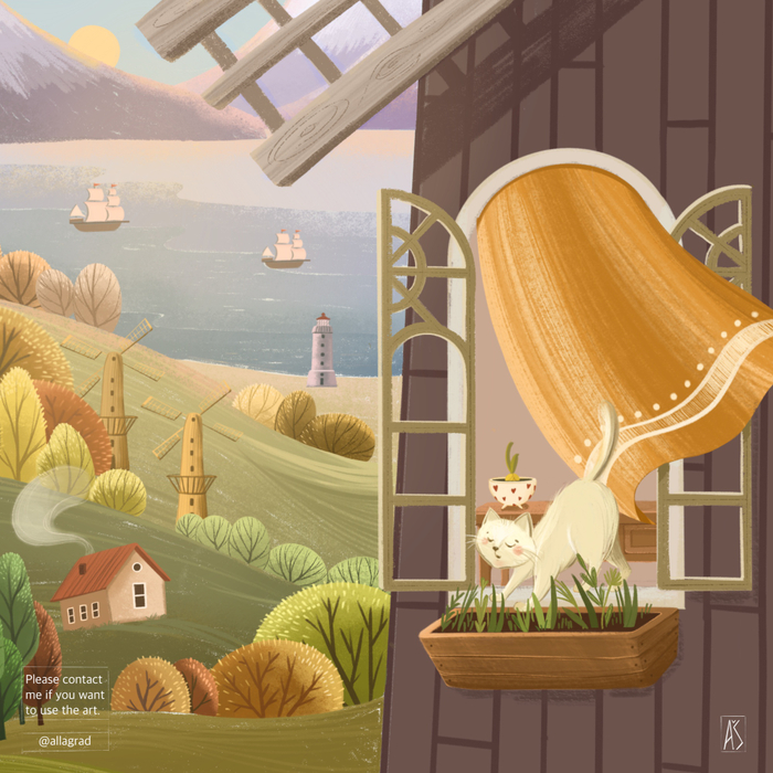 Весенний постер