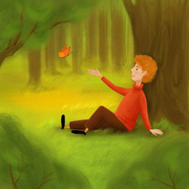 Привал в лесу